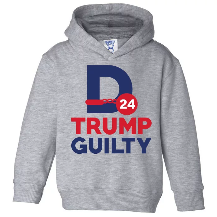 Donald Trump Guilty 24 Political Toddler Hoodie