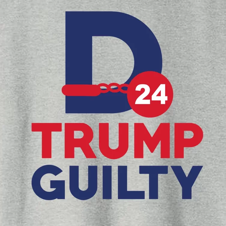 Donald Trump Guilty 24 Political Women's Crop Top Tee