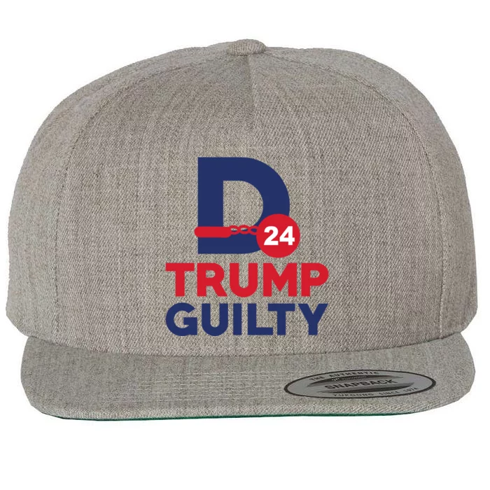 Donald Trump Guilty 24 Political Wool Snapback Cap