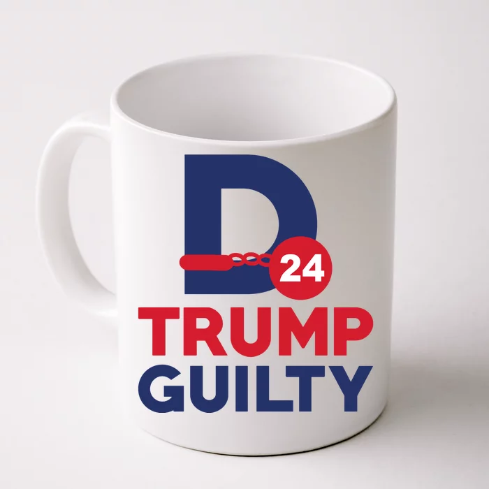 Donald Trump Guilty 24 Political Front & Back Coffee Mug