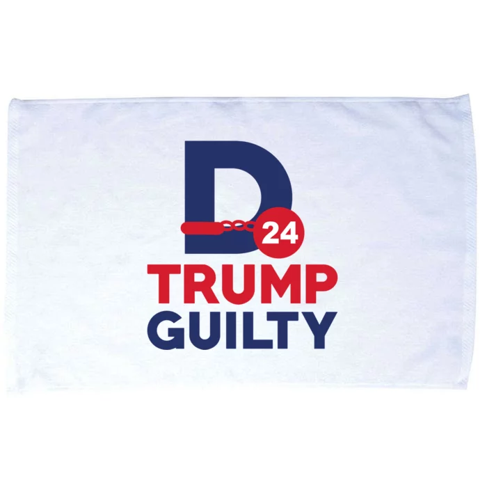 Donald Trump Guilty 24 Political Microfiber Hand Towel