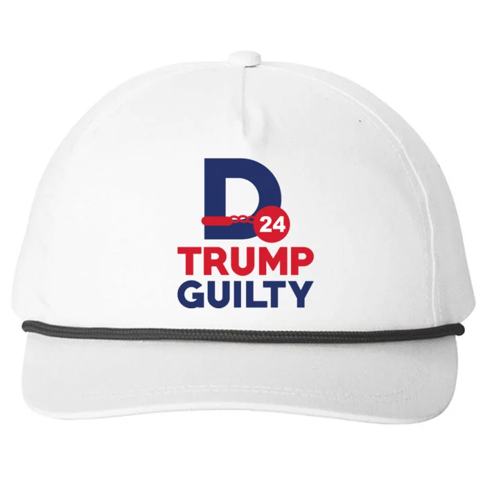 Donald Trump Guilty 24 Political Snapback Five-Panel Rope Hat