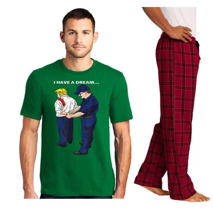 Donald Trump Getting Arrested Lock Him Up Trump Pajama Set