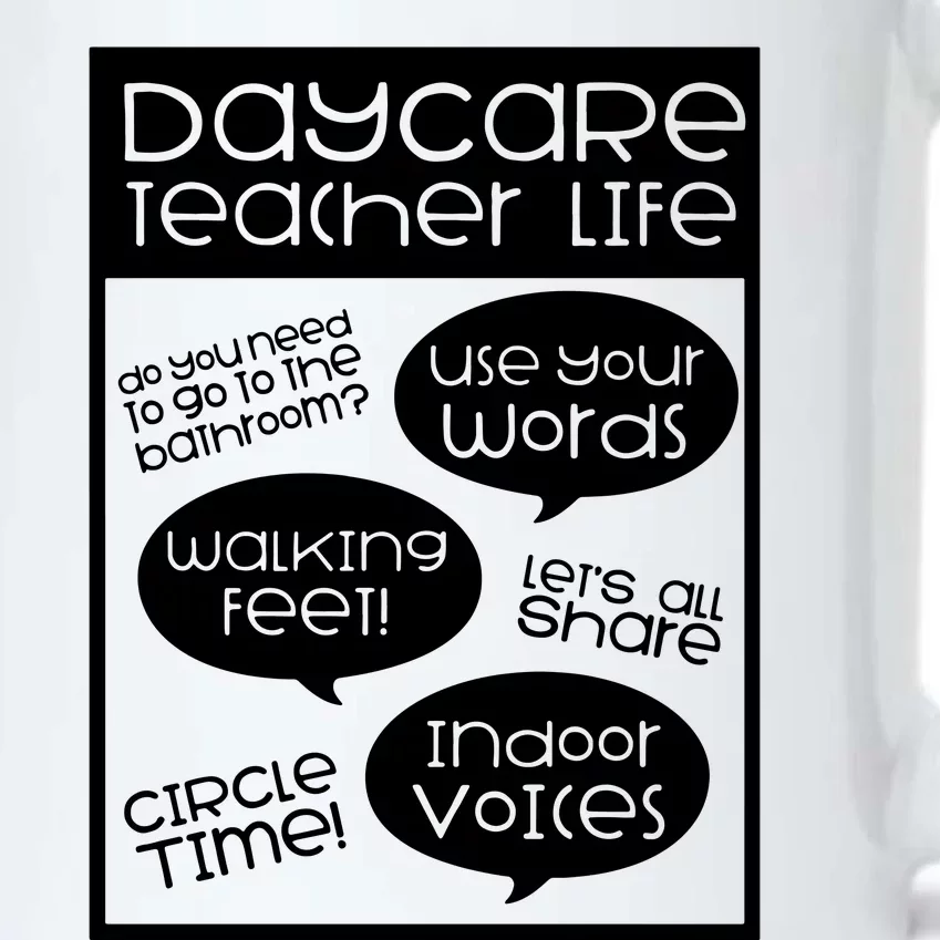 Daycare Teacher Gift Daycare Provider Gifts Thank You Preschool Black Color Changing Mug