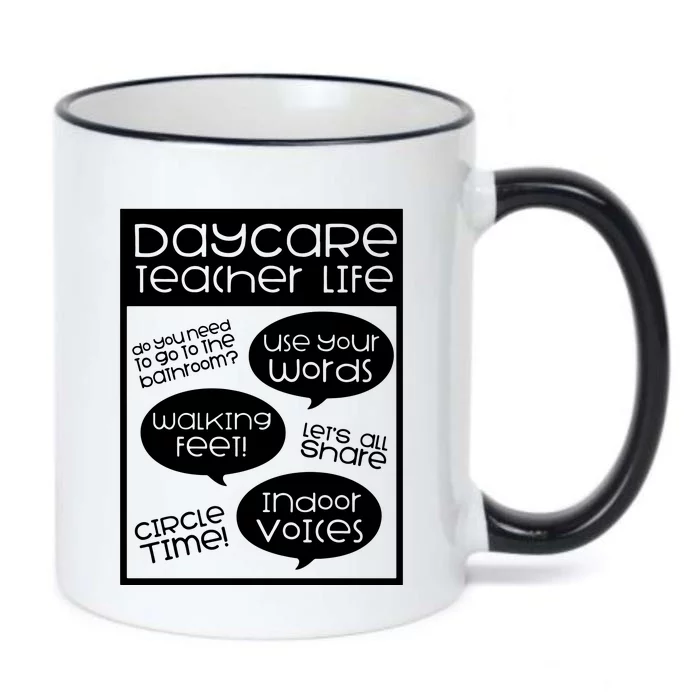 Daycare Teacher Gift Daycare Provider Gifts Thank You Preschool Black Color Changing Mug