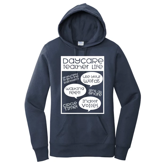 Daycare Teacher Gift Daycare Provider Gifts Thank You Preschool Women's Pullover Hoodie