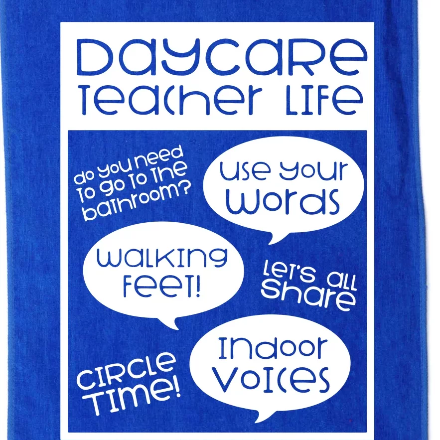 Daycare Teacher Gift Daycare Provider Gifts Thank You Preschool Platinum Collection Golf Towel