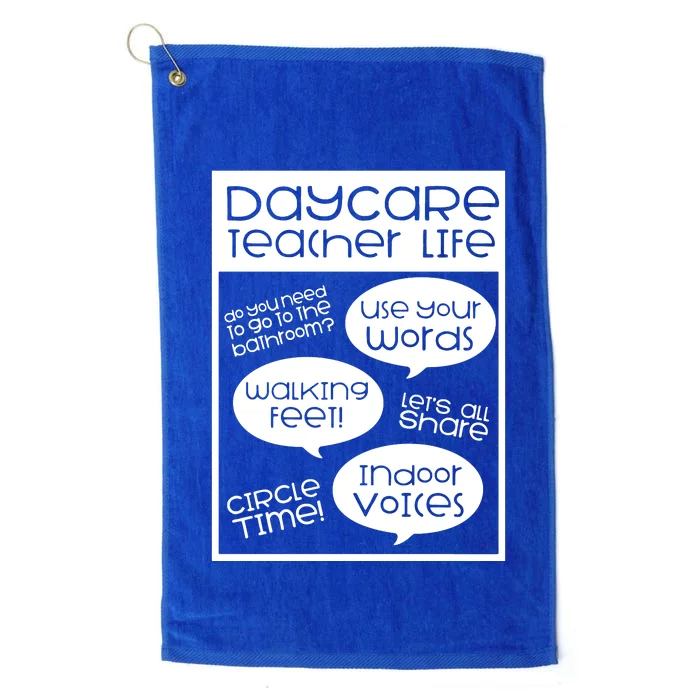 Daycare Teacher Gift Daycare Provider Gifts Thank You Preschool Platinum Collection Golf Towel