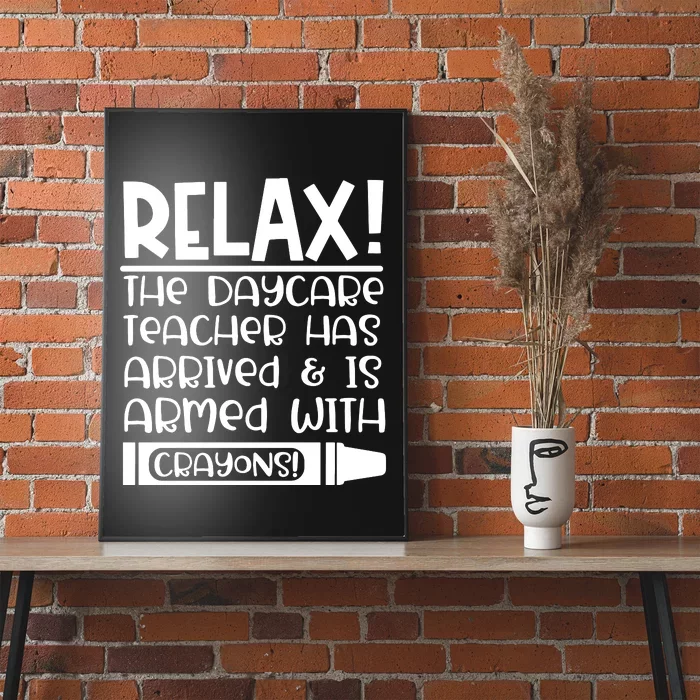 Daycare Teacher Gift Daycare Provider Poster