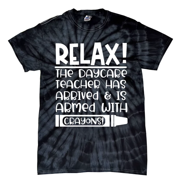 Daycare Teacher Gift Daycare Provider Tie-Dye T-Shirt