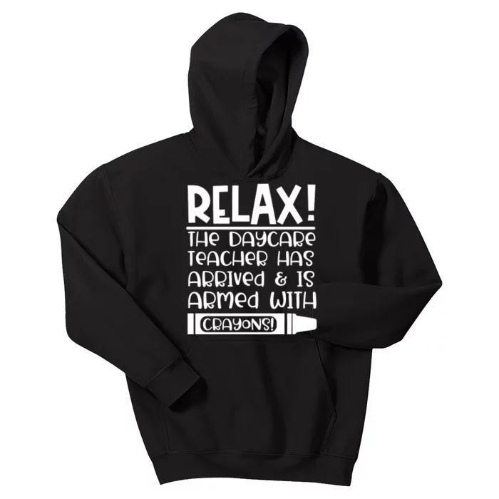 Daycare Teacher Gift Daycare Provider Kids Hoodie