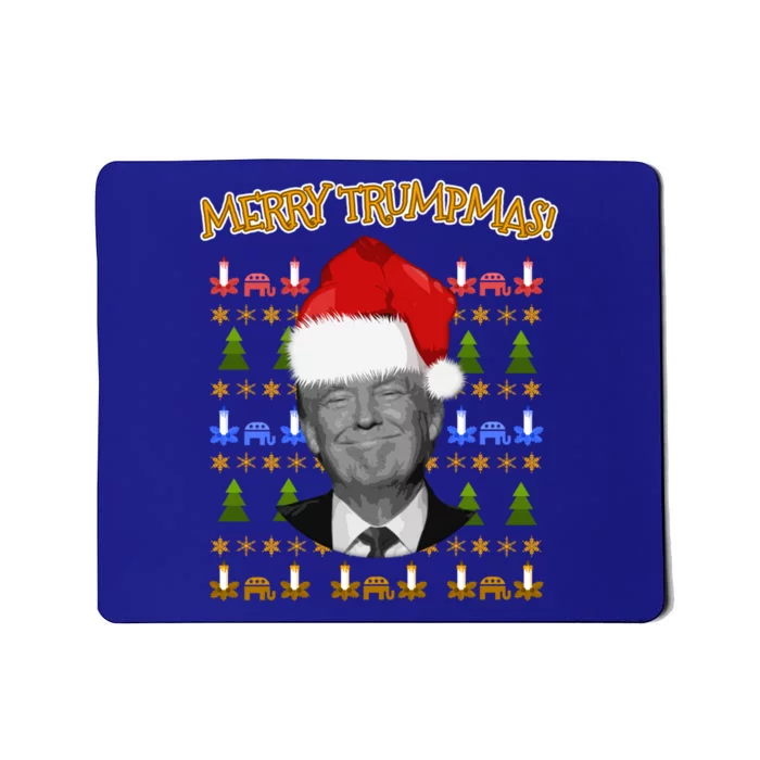 Donald Trump Gift Santa Ugly Christmas Merry Trumpmas Gift Mousepad