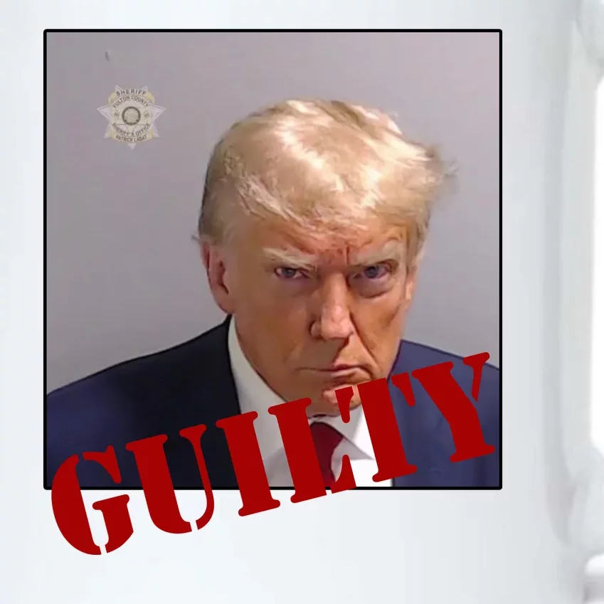 Donald Trump Guilty Mugshot Black Color Changing Mug