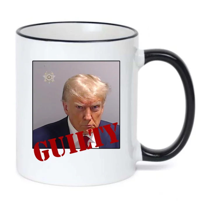 Donald Trump Guilty Mugshot Black Color Changing Mug