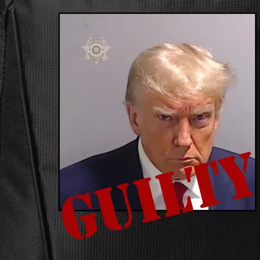 Donald Trump Guilty Mugshot City Backpack