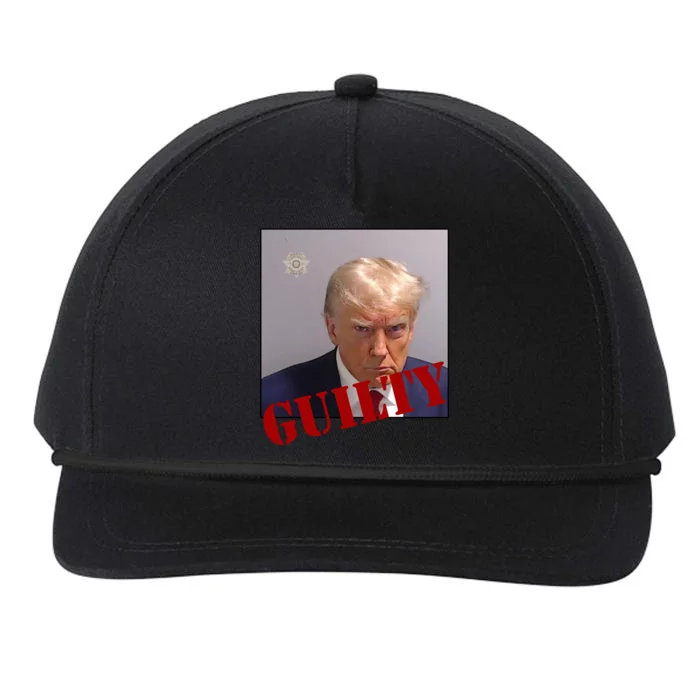 Donald Trump Guilty Mugshot Snapback Five-Panel Rope Hat