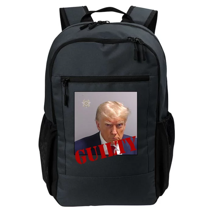 Donald Trump Guilty Mugshot Daily Commute Backpack