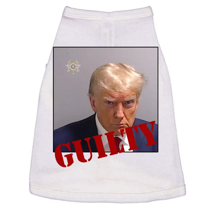 Donald Trump Guilty Mugshot Doggie Tank