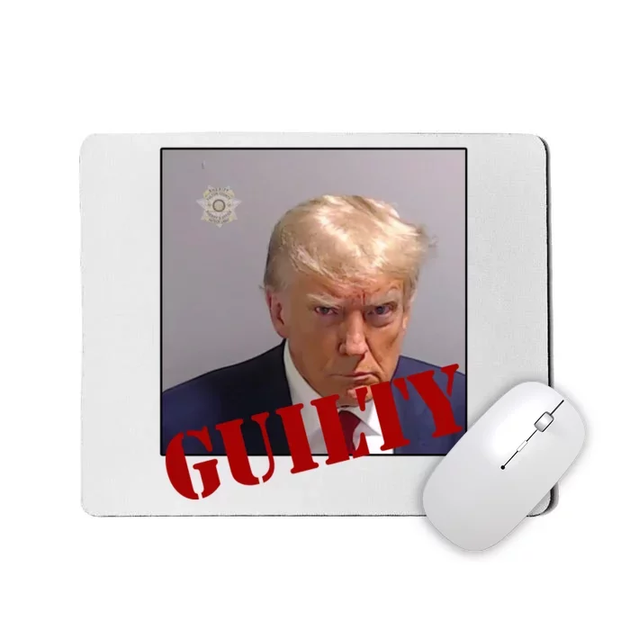 Donald Trump Guilty Mugshot Mousepad