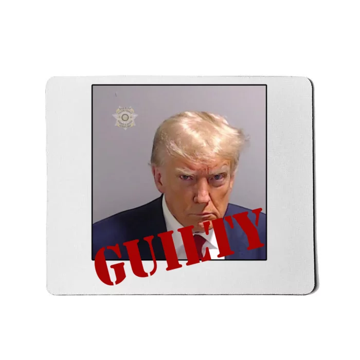 Donald Trump Guilty Mugshot Mousepad