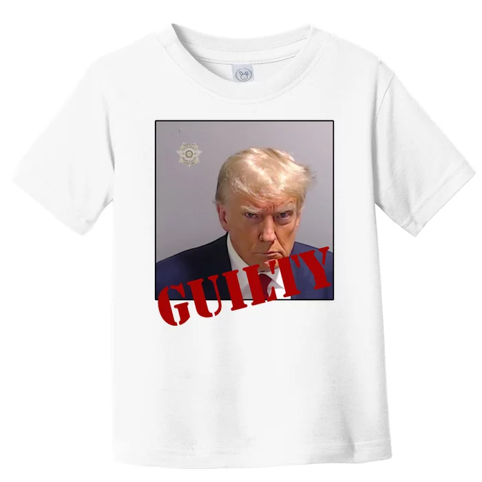 Donald Trump Guilty Mugshot Toddler T-Shirt