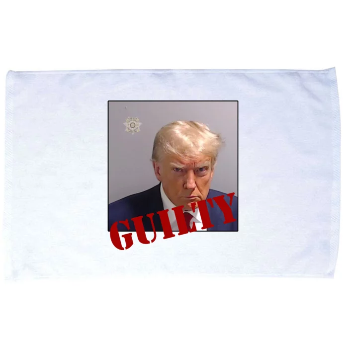 Donald Trump Guilty Mugshot Microfiber Hand Towel