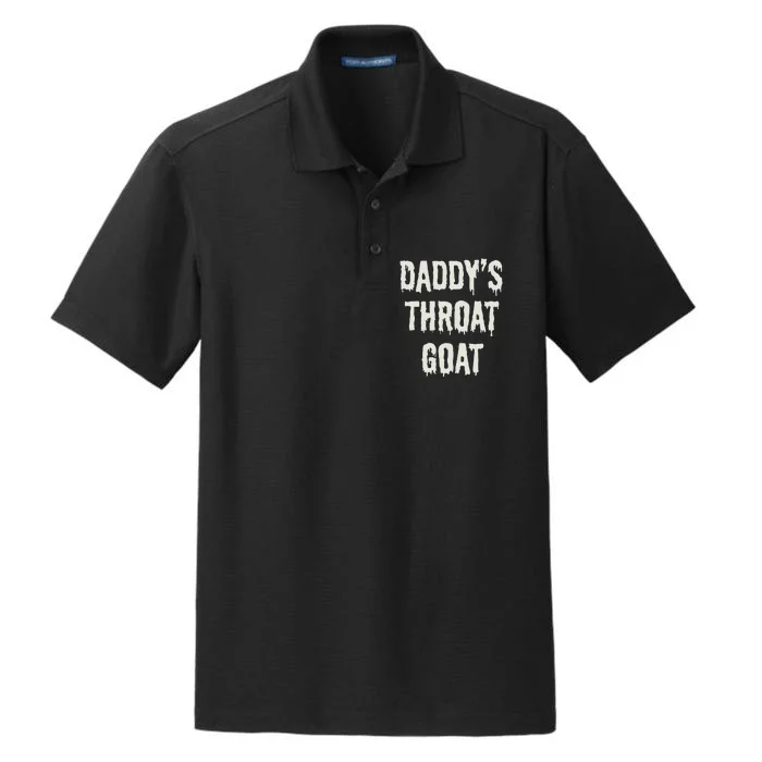 DaddyS Throat Goat Dry Zone Grid Performance Polo