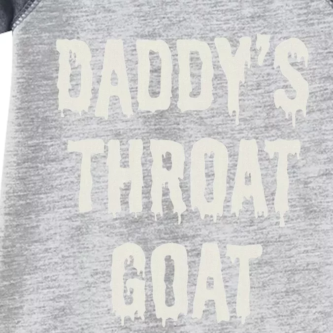 DaddyS Throat Goat Infant Baby Jersey Bodysuit