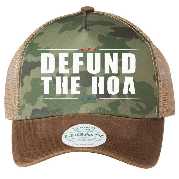 Defund The Hoa Anti Home Owners Association Legacy Tie Dye Trucker Hat