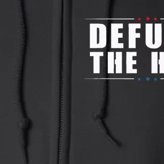 Defund The Hoa Anti Home Owners Association Full Zip Hoodie