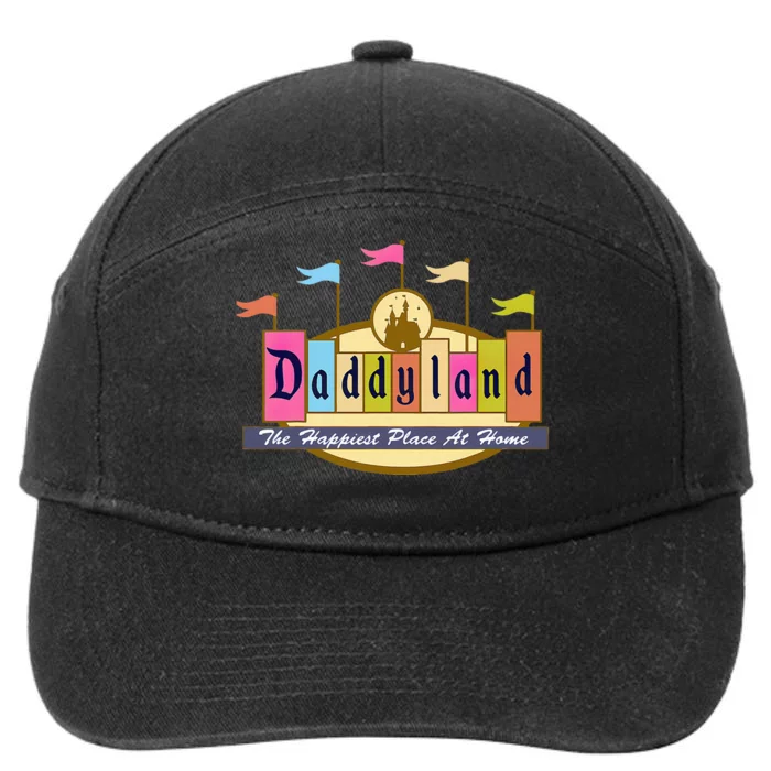 Daddyland The Happiest Place At Home 7-Panel Snapback Hat