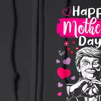 Donald Trump Happy MotherS Day Conservative Mom For Trump Full Zip Hoodie