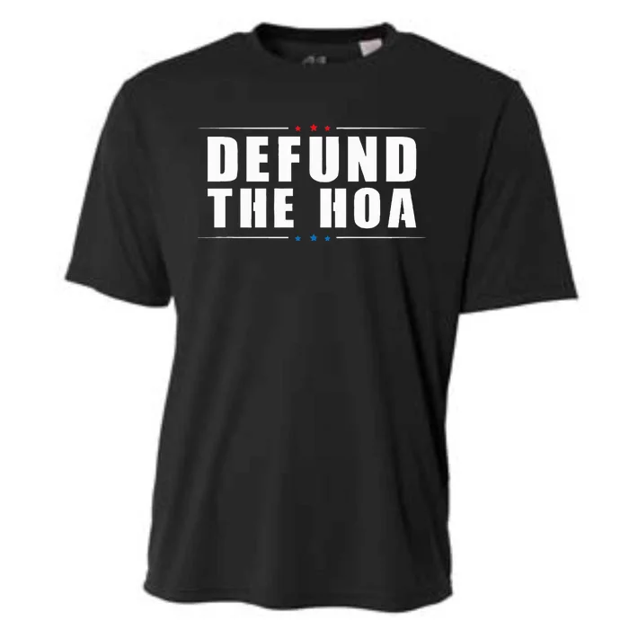 Defund The Hoa Anti Home Owners Association Cooling Performance Crew T-Shirt