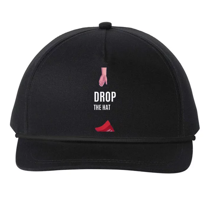 Drop The Hat Kamala Harris For President 2024 Drop The Hate Snapback Five-Panel Rope Hat