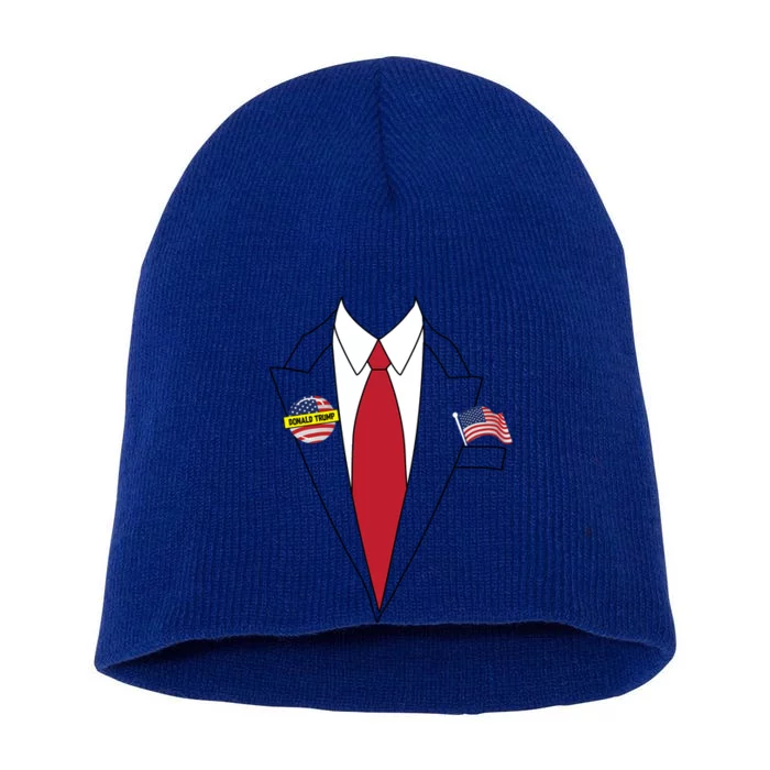 Donald Trump Halloween Costume Cute President Gift Short Acrylic Beanie