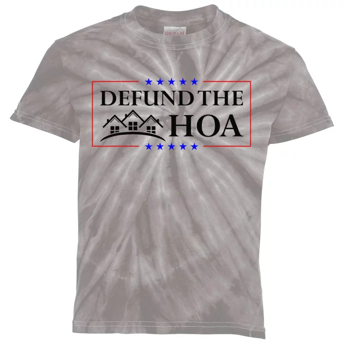 DEFUND THE HOA Homeowners Association Kids Tie-Dye T-Shirt