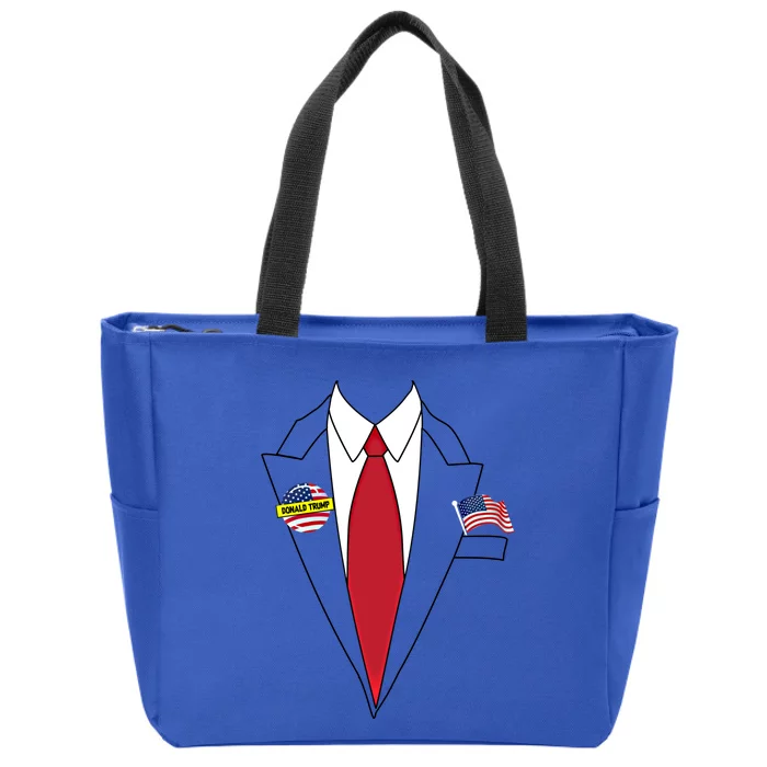 Donald Trump Halloween Costume Cute President Gift Cool Gift Zip Tote Bag