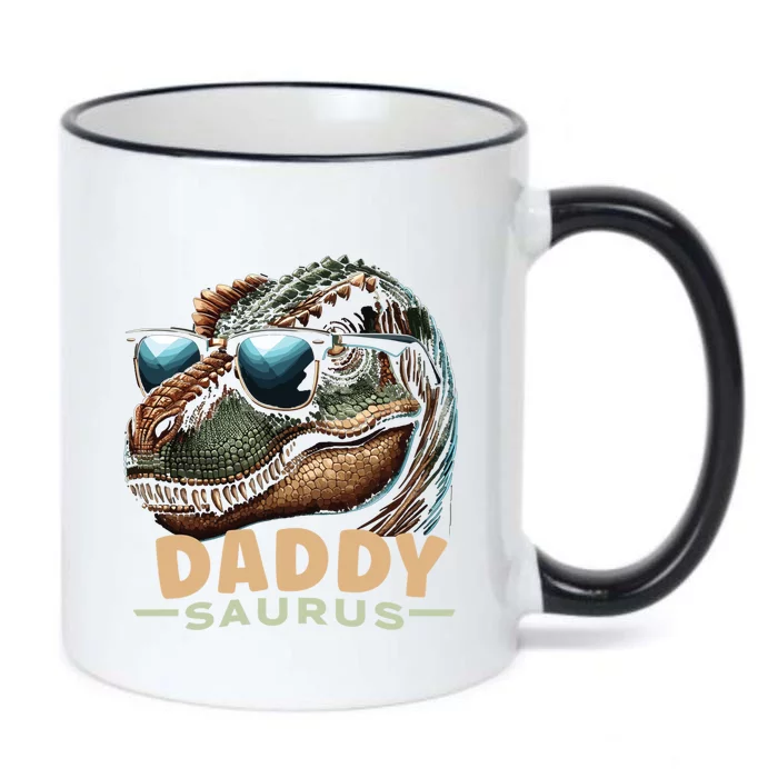 Daddysaurus The Heartwarming Majesty Of Real Fathers Meaningful Gift Black Color Changing Mug