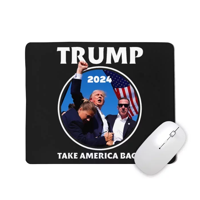 Donald Trump HeLl Never Stop Fighting To Save America Mousepad