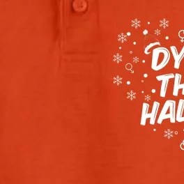 Dyke The Halls Lgbt Ugly Christmas Sweater Gift Holidays Dry Zone Grid Performance Polo