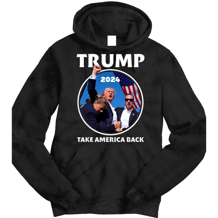 Donald Trump HeLl Never Stop Fighting To Save America Tie Dye Hoodie