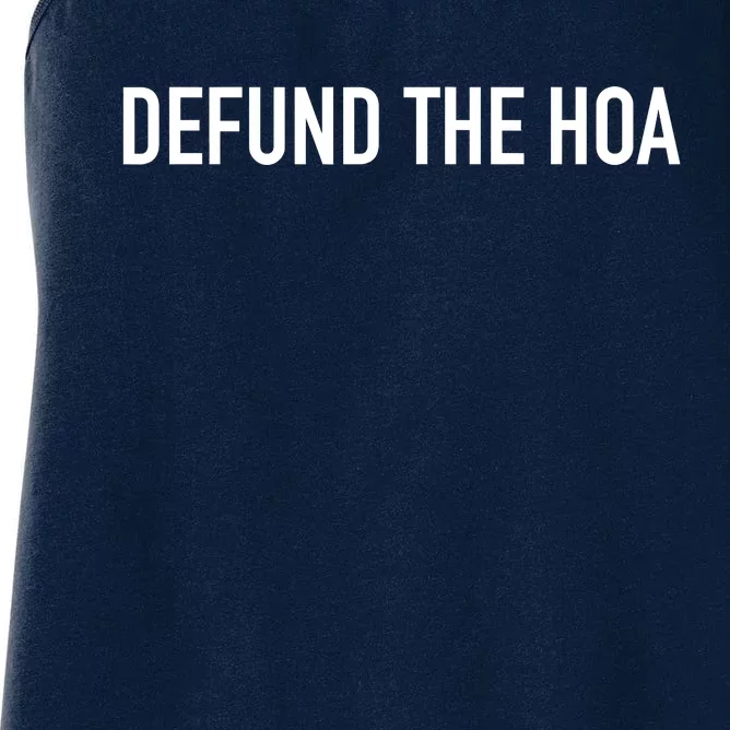 Defund The HOA Women's Racerback Tank