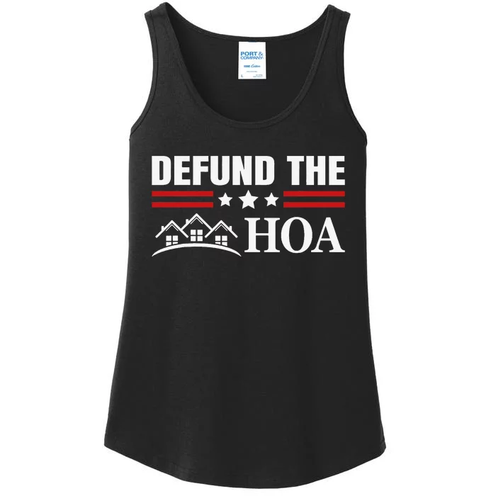 DEFUND THE HOA Homeowners Association Ladies Essential Tank