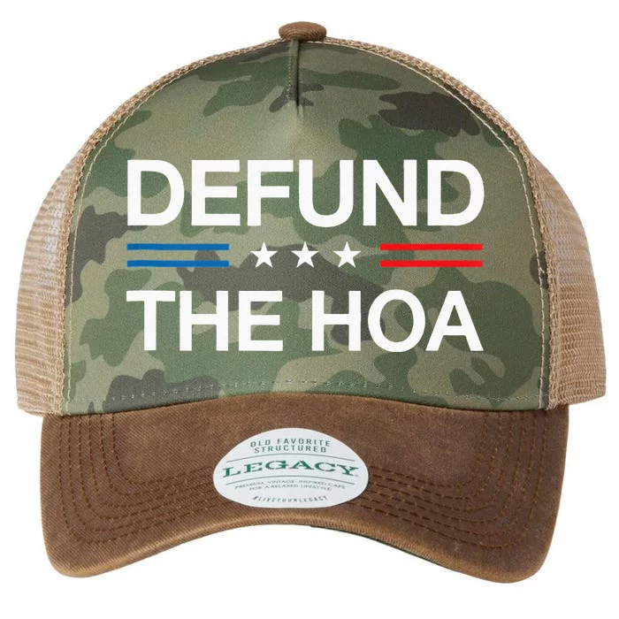 Defund The HOA Funny Home Owners Association Board Member Legacy Tie Dye Trucker Hat