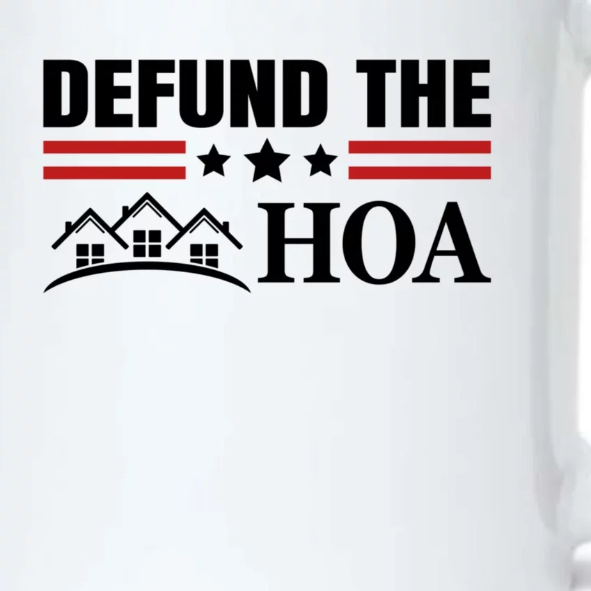 DEFUND THE HOA Homeowners Association Black Color Changing Mug