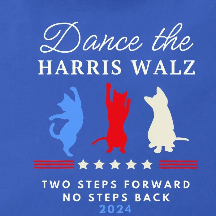 Dance The Harris Walz Cat Lady Harris Walz 2024 Election Zip Tote Bag