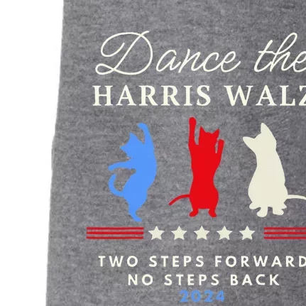 Dance The Harris Walz Cat Lady Harris Walz 2024 Election Doggie 3-End Fleece Hoodie