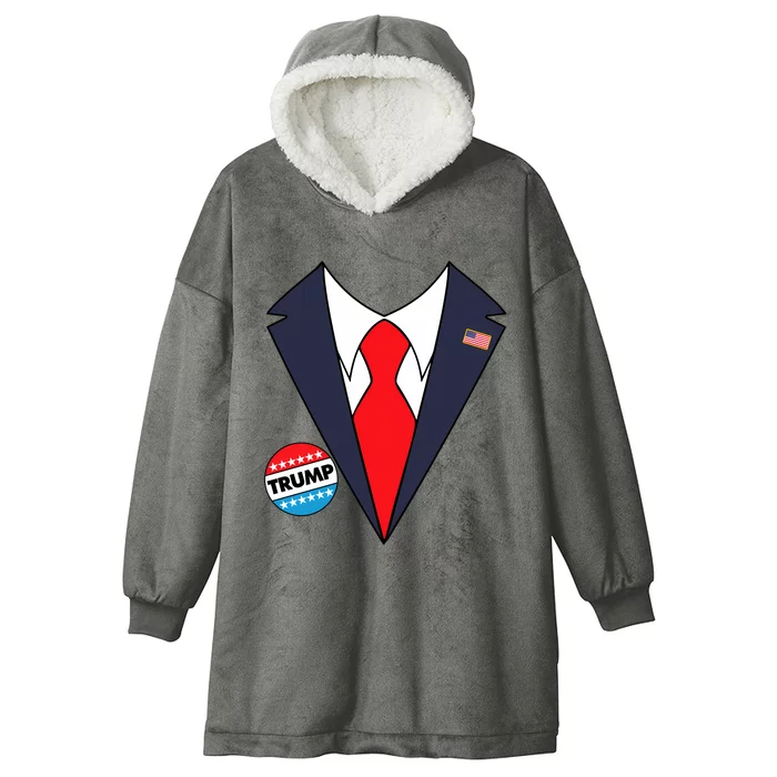 Donald Trump Halloween Hooded Wearable Blanket