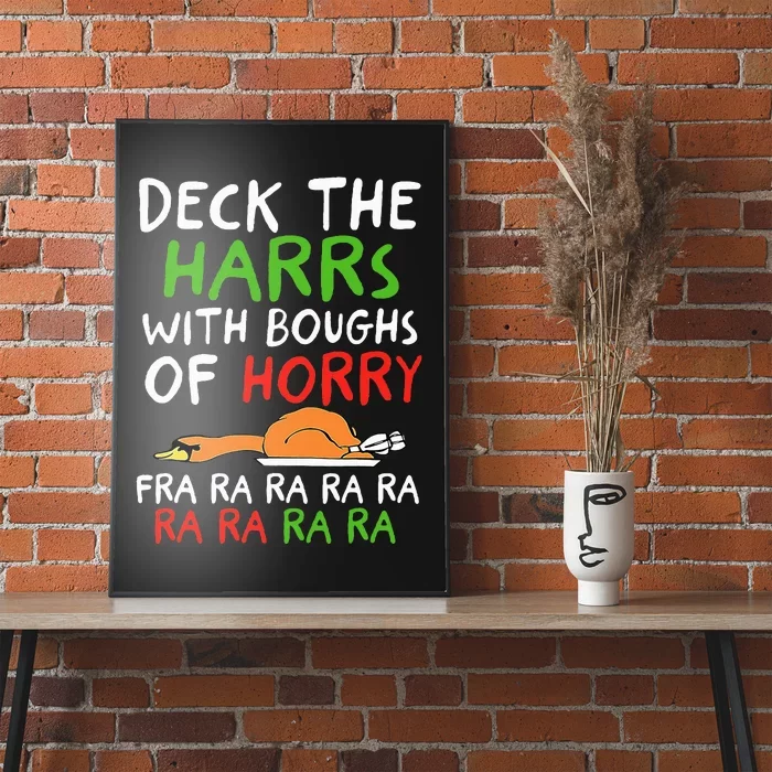 Deck The Harrs With Boughs Of Horry Fra Ra Ra Ra Goose Xmas Poster