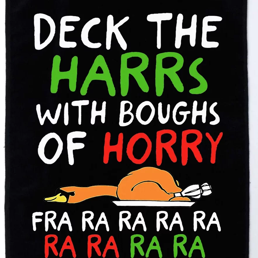 Deck The Harrs With Boughs Of Horry Fra Ra Ra Ra Goose Xmas Platinum Collection Golf Towel